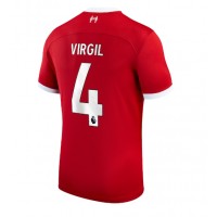 Liverpool Virgil van Dijk #4 Domaci Dres 2023-24 Kratak Rukav